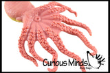 Stretchy Octopus -  Squishy Sensory Fidget Toy - Stress Relief - Builds Resistance - Kids Adults