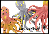 Stretchy Octopus -  Squishy Sensory Fidget Toy - Stress Relief - Builds Resistance - Kids Adults