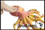 Stretchy Octopus -  Squishy Sensory Fidget Toy - Stress Relief - Builds Resistance - Kids Adults