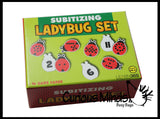 LAST CHANCE - LIMITED STOCK -  SALE - Ladybug Number Subsidizing  Puzzle - Counting Activity - One -to - One correspondence