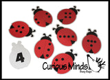 LAST CHANCE - LIMITED STOCK -  SALE - Ladybug Number Subsidizing  Puzzle - Counting Activity - One -to - One correspondence