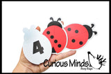 LAST CHANCE - LIMITED STOCK -  SALE - Ladybug Number Subsidizing  Puzzle - Counting Activity - One -to - One correspondence