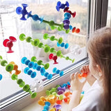 Suction Cup Dart Toy - Water Bath Fine Motor Toy - Free Play Building Toy - OT