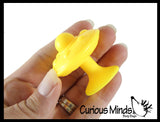 LAST CHANCE - LIMITED STOCK - SALE  - Suction Saucers - Fun Fine Motor Fidget Toys - Pick Up Objects or Stick to Any Smooth Surface.