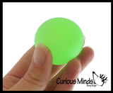 Smaller 1.5" Sugar Ball - Thick Glue/Gel Syrup Molasses Stretch Ball - Ultra Squishy and Moldable Slow Rise Relaxing Sensory Fidget Stress Toy