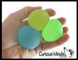Smaller 1.5" Sugar Ball - Thick Glue/Gel Syrup Molasses Stretch Ball - Ultra Squishy and Moldable Slow Rise Relaxing Sensory Fidget Stress Toy