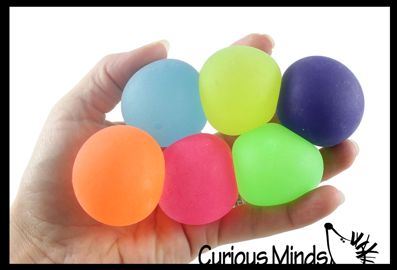 Smaller 1.5" Sugar Ball - Thick Glue/Gel Syrup Molasses Stretch Ball - Ultra Squishy and Moldable Slow Rise Relaxing Sensory Fidget Stress Toy