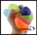 Smaller 1.5" Sugar Ball - Thick Glue/Gel Syrup Molasses Stretch Ball - Ultra Squishy and Moldable Slow Rise Relaxing Sensory Fidget Stress Toy