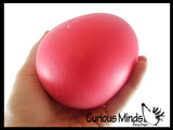 Jumbo Boxed 4" Stretchy Squishy Squeeze Stress Ball Soft Doh Filling - Like Shaving Cream - Sensory, Fidget Toy