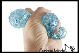Thick Glitter Mold-able Stress Ball - Squishy Gooey Shape-able Squish Sensory Squeeze Balls