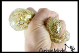 Thick Glitter Mold-able Stress Ball - Squishy Gooey Shape-able Squish Sensory Squeeze Balls