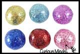 Thick Glitter Mold-able Stress Ball - Squishy Gooey Shape-able Squish Sensory Squeeze Balls