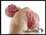 Thick Glitter Mold-able Stress Ball - Squishy Gooey Shape-able Squish Sensory Squeeze Balls