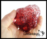 Thick Glitter Mold-able Stress Ball - Squishy Gooey Shape-able Squish Sensory Squeeze Balls