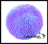 Multi-Color Tie Dye Swirl Jumbo 8" Puffer Ball - Sensory Therapy Fidget Stress Balls - OT Autism SPD