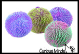 Multi-Color Tie Dye Swirl Jumbo 8" Puffer Ball - Sensory Therapy Fidget Stress Balls - OT Autism SPD