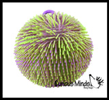 Multi-Color Tie Dye Swirl Jumbo 8" Puffer Ball - Sensory Therapy Fidget Stress Balls - OT Autism SPD