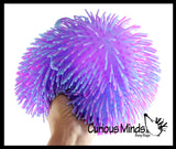 Multi-Color Tie Dye Swirl Jumbo 8" Puffer Ball - Sensory Therapy Fidget Stress Balls - OT Autism SPD