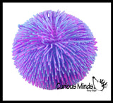 Multi-Color Tie Dye Swirl Jumbo 8" Puffer Ball - Sensory Therapy Fidget Stress Balls - OT Autism SPD