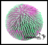 Multi-Color Tie Dye Swirl Jumbo 8" Puffer Ball - Sensory Therapy Fidget Stress Balls - OT Autism SPD
