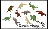 Tiny Dinosaur Animal Figurines - Mini Dino Toys - Small Novelty Prize Toy - Party Favors - Gift