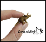 Tiny Dinosaur Animal Figurines - Mini Dino Toys - Small Novelty Prize Toy - Party Favors - Gift