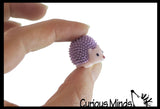 Cute Tiny Hedgehog Figurines - Mini Toys - Small Novelty Prize Toy - Party Favors - Gift Hedgehogs