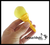 LAST CHANCE - LIMITED STOCK - SALE  -  Mini Ice Cream Cone Shooter Popper Toy - Foam Ball Shoots From Cone - Launcher Novelty Toy