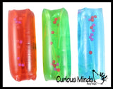 Tiny Water Filled Tube Snake Stress Toy - Squishy Wiggler Sensory Fidget Ball