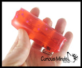 Tiny Water Filled Tube Snake Stress Toy - Squishy Wiggler Sensory Fidget Ball