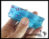 Tiny Water Filled Tube Snake Stress Toy - Squishy Wiggler Sensory Fidget Ball