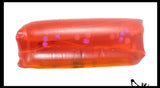 Tiny Water Filled Tube Snake Stress Toy - Squishy Wiggler Sensory Fidget Ball