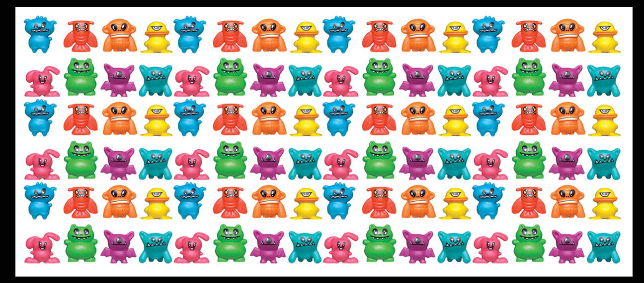 Cute Colorful Tiny Monster Figurines - Mini Toys - Small Novelty Prize Toy - Party Favors - Gift