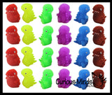 LAST CHANCE - LIMITED STOCK  - SALE -  Mini Puffer Dinosaurs - Small Novelty Toy - Party Favors - Cute Tiny Fidget Toys - Dino Lover