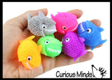 Mini Puffer Sharks - Small Novelty Toy - Party Favors - Cute Tiny Fidget Toys - Shark