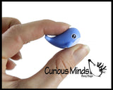 Cute Fish Ocean Figurines - Soft Mini Toys  - Small Novelty Prize Toy - Party Favors - Gift - Bulk 2 Dozen