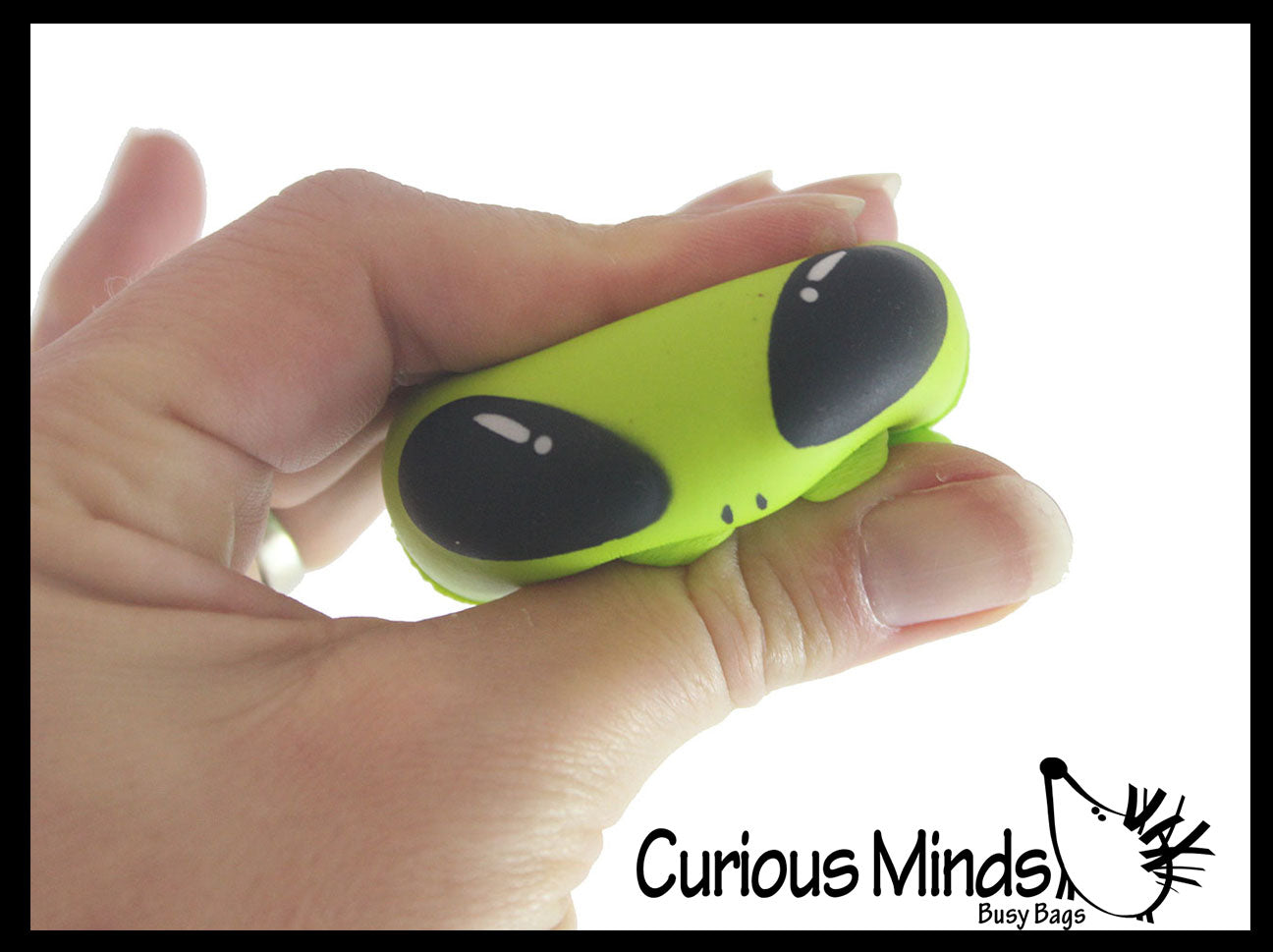 LAST CHANCE - LIMITED STOCK - Small Bright Alien Squishy Slow Rise Foam -  Scented Sensory, Stress, Fidget Toy Memory Foam Expands