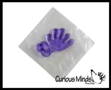 LAST CHANCE - LIMITED STOCK - Teenie Tiny Sticky Hands - Mini Glitter for Party Favors, Goodie Bags, Treasure Chests or Halloween Prizes