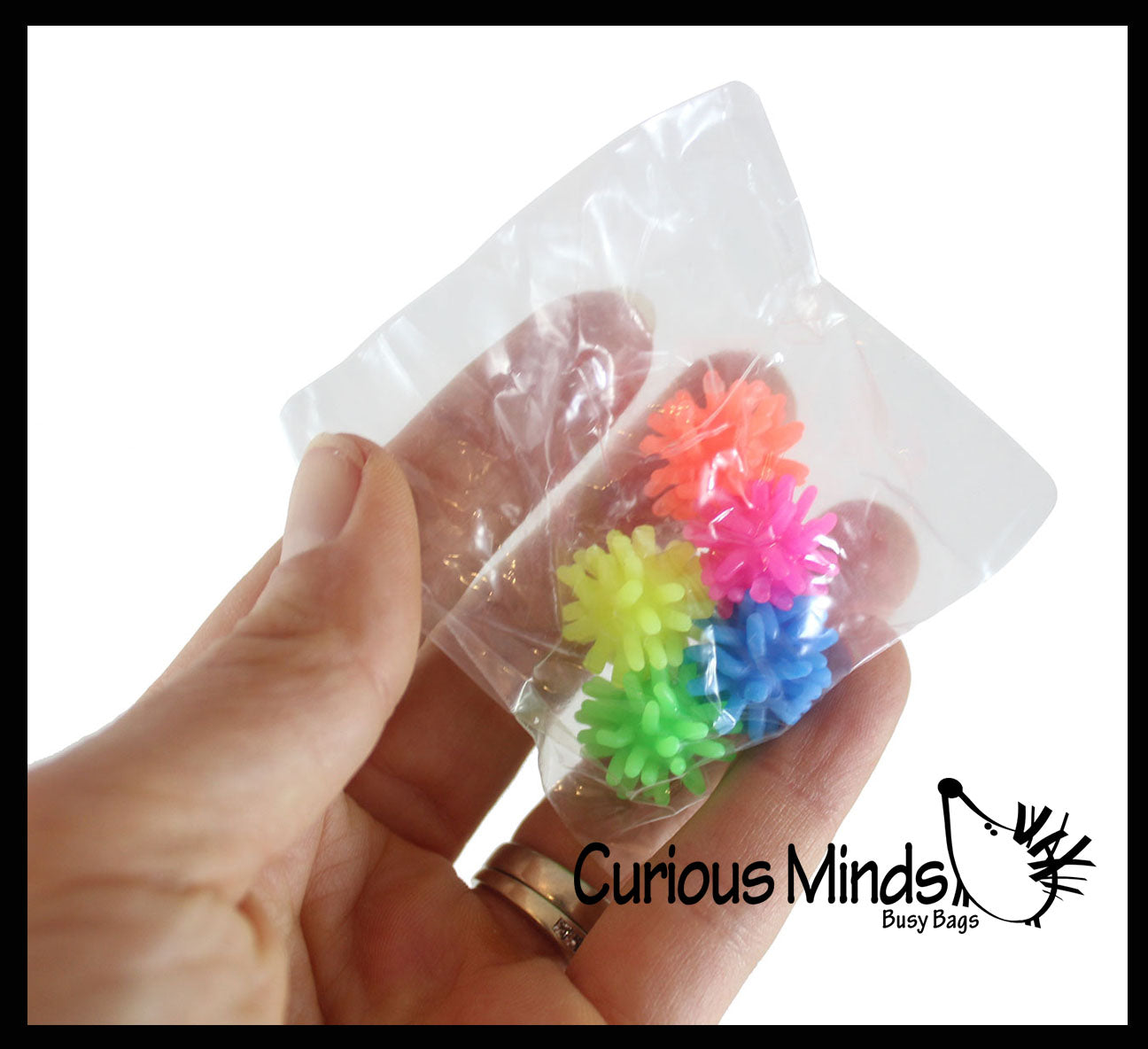 Mini Bags of Sticky Wall and Window Clinging Walker Balls Tumblers Crawlers -  Fun Small Toy Prize Assortment Ceiling Toy BULK PARTY FAVOR