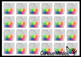 Mini Bags of Sticky Wall and Window Clinging Walker Balls Tumblers Crawlers -  Fun Small Toy Prize Assortment Ceiling Toy BULK PARTY FAVOR