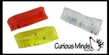 Tiny Water Filled Tube Snake Stress Toy - Squishy Wiggler Sensory Fidget Ball