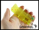 Tiny Water Filled Tube Snake Stress Toy - Squishy Wiggler Sensory Fidget Ball