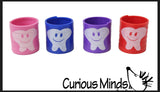 CLEARANCE - SALE - Tooth Spring Coils - Pediatric Dentist Prizes - Tooth Toy