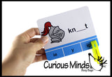 LAST CHANCE - LIMITED STOCK - SALE  - Tricky Vowels Clip Card Puzzle - Language Arts Teacher Supply - Dipthongs