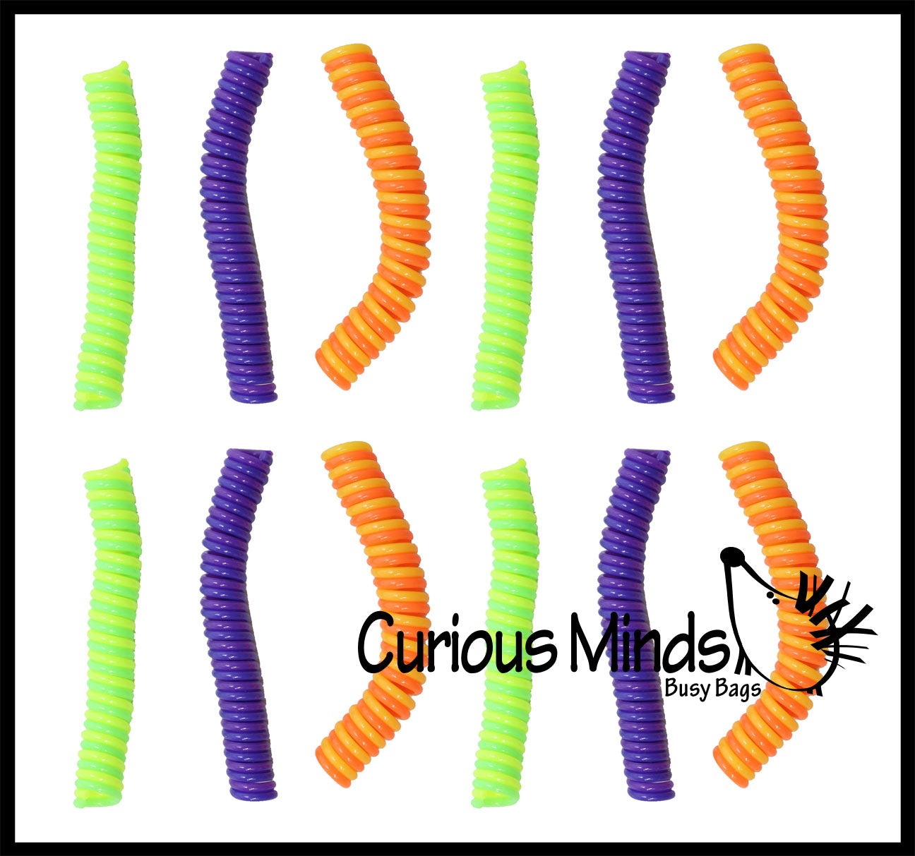 Mini Coil Fidget Toys - Pencil Wrap Springs