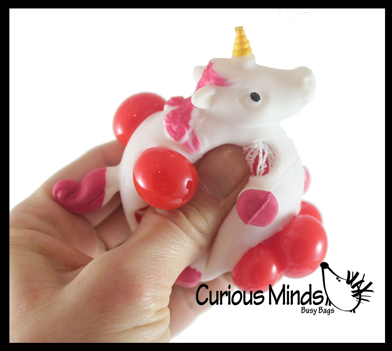 LAST CHANCE - LIMITED STOCK  - SALE - Unicorn Squishy Blob Mesh Ball with Thick Gel and Soft Web - Squishy Fidget Ball