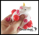 LAST CHANCE - LIMITED STOCK  - SALE - Unicorn Squishy Blob Mesh Ball with Thick Gel and Soft Web - Squishy Fidget Ball