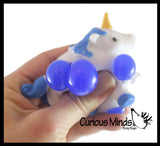 LAST CHANCE - LIMITED STOCK  - SALE - Unicorn Squishy Blob Mesh Ball with Thick Gel and Soft Web - Squishy Fidget Ball