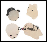 LAST CHANCE - LIMITED STOCK - SALE  - UV Sunlight Color Changing Animal Mochi Squishy  - Adorable Cute Kawaii - Individually Wrapped Toys - Sensory, Stress, Fidget Party Favor Toy