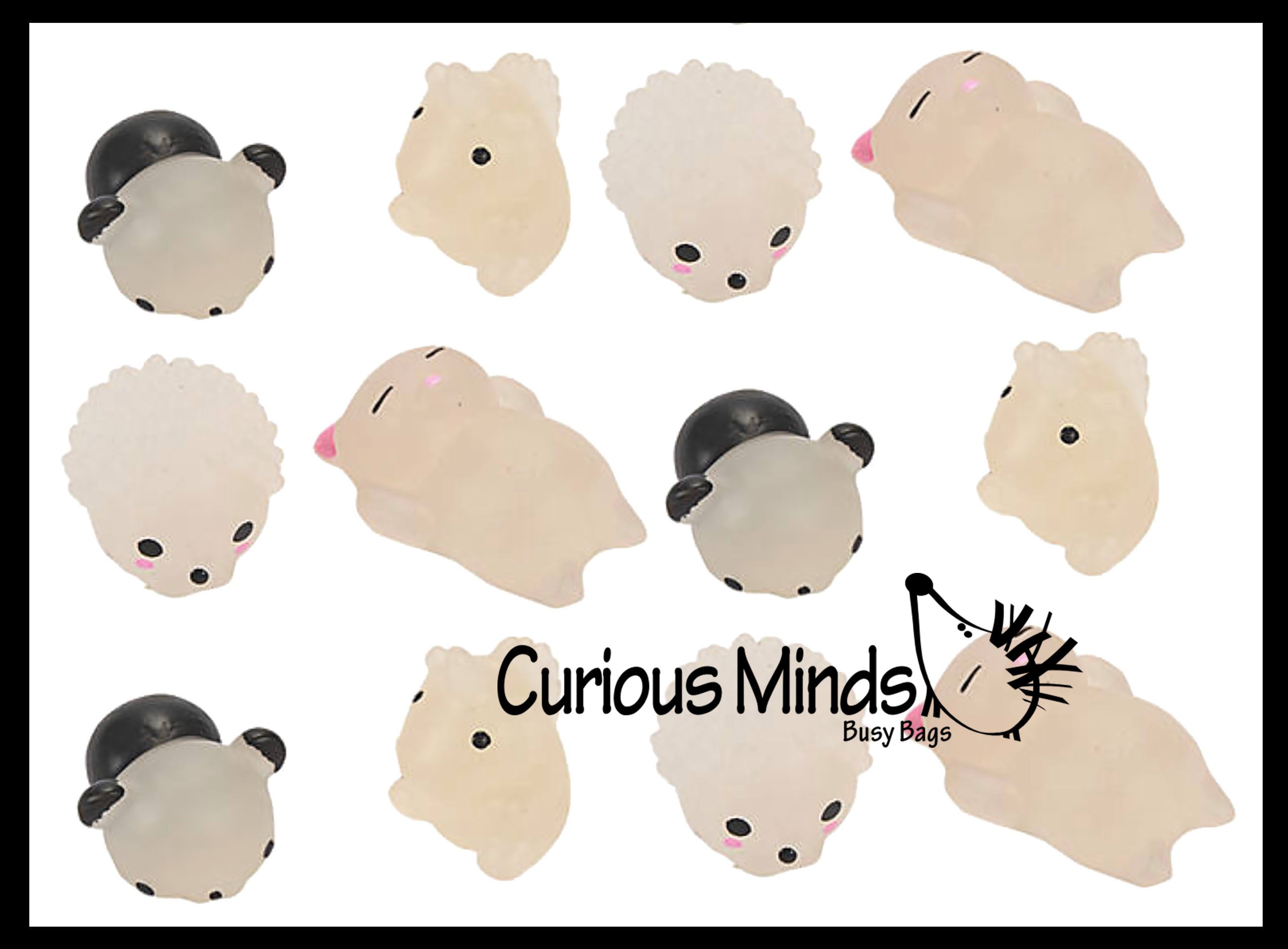 LAST CHANCE - LIMITED STOCK - SALE  - UV Sunlight Color Changing Animal Mochi Squishy  - Adorable Cute Kawaii - Individually Wrapped Toys - Sensory, Stress, Fidget Party Favor Toy